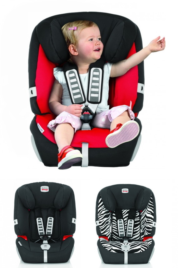 Britax-旗艦成長型汽車安全座椅(斑馬紋/紅色/黑色)