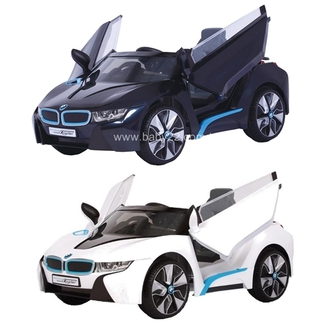 BMW-I8高階雙驅兒童(附遙控)電動車(白色)W480QHG2